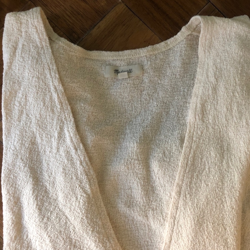 Cream Textured Top